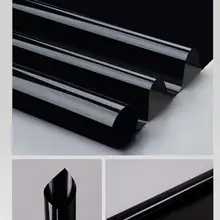SUNICE Домашняя и садовая пленка для украшения окна черный оттенок защита конфиденциальности Пленка ПЭТ/2 слоя с Заводской ценой