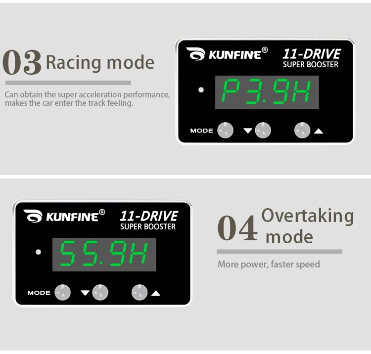 Car Electronic Throttle Controller Racing Accelerator Potent Booster 1 (10)