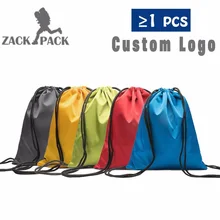 8 шт., сумка на шнурке, водонепроницаемый мешок, настраиваемый логотип, Оксфорд, рюкзак, нейлоновая веревка, женские маленькие спортивные сумки для хранения