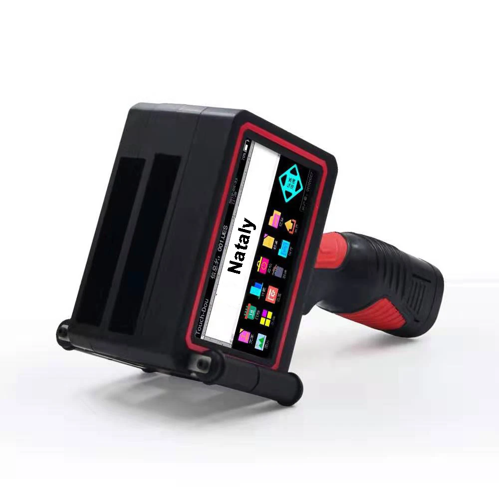 

5.1inches touch screen handheld industrial 600DPI inkjet printer for plastic bag date time coding