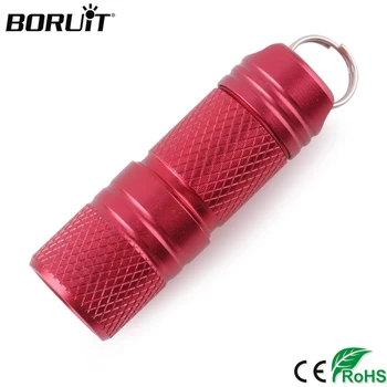 

BORUIT SLD-T7 USB Rechargeable Portable Waterproof Light Alloy Mini Flashlight XPE Led Flashlight Torch Led keychain For Hunting
