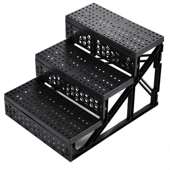 

Washable Ladder Cat Home Anti Slip Pet Stairs Dog Supplies Plastic Ramp Lightweight Portable Indoor Detachable 3 Steps