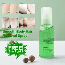 1 шт., очищающая жидкость для удаления волос, пчелиный воск, очищающий гель, тип натурального перманентного удаления волос, укрепляющий спрей для удаления волос