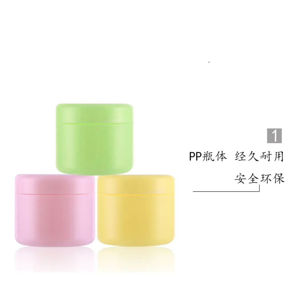 30g Plastic Empty Makeup Jar Pot Refillable Sample bottles Travel Face Cream Lotion Cosmetic Container 3
