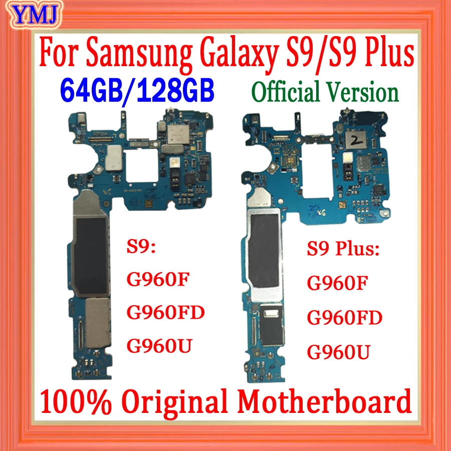 Материнская плата для Samsung Galaxy S9 Plus G965F G960F G965U G960U G965FD G960FD оригинальная