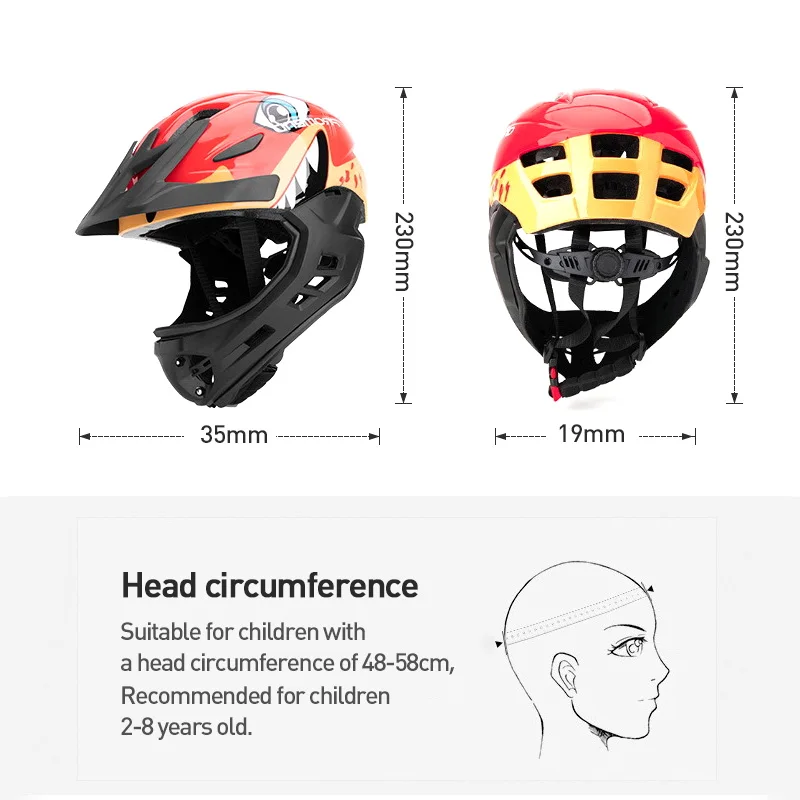 Детский велосипедный шлем с полным покрытием, велосипедный шлем для детей, безопасный спортивный шлем для горной дороги, велосипедный шлем BMX, велосипедные шлемы, Capacete Ciclismo