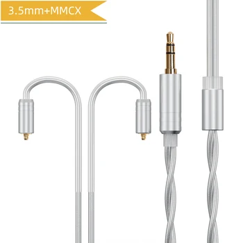 

FDBRO Oxygen free copper Silver Plated Copper Cable 2.5/3.54.4MM with MMCX/2PIN/A2DC/IE80/IM Connector for SE215/535/LS50/LS70