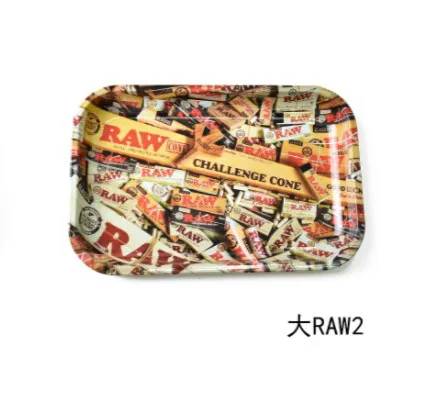 28 см* 18 см Rolling Tray Rolling Papers аксессуары для сигарет и курения инструмент для хранения табака пластины диски для травы Grinder C148 - Цвет: H