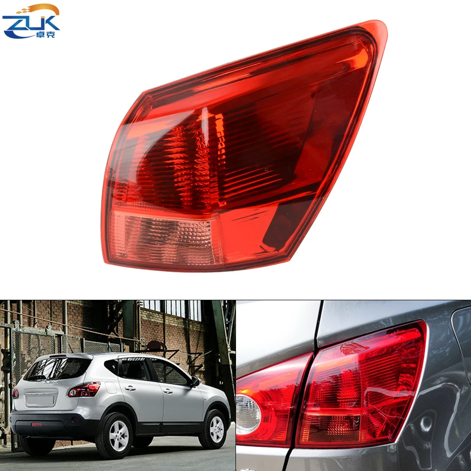 ZUK внешняя хвост светильник задний фонарь для Nissan Qashqai Dualis J10 2008 2009 2010 2011 2012 2013 2014 2015