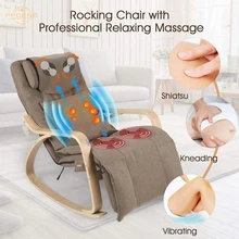 

Electric Rocking Massage Chair Multi-Functional Heating Vibration Body Massage Recliner Back Massager Pad Masage Cushion Pillow