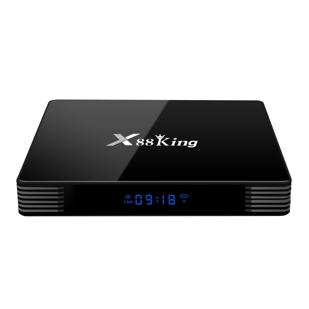 X88 King tv BOX Android 9,0 S922X шестиядерный Mali-G52 MP6 LPDDR4 4 Гб 128 ГБ Smart tv Box 2,4G/5G двойной Wifi Bluetooth 5,0 1000M LAN