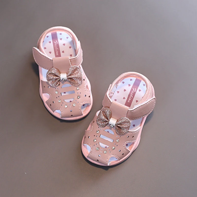 New Summer Sandals Shoes Cute Sweet Fashion Children Leathers