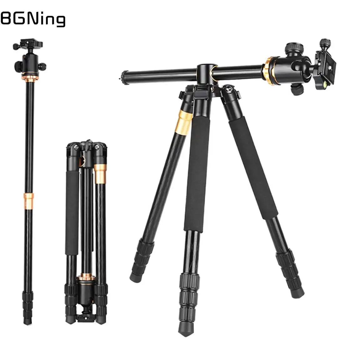 Lightweight Camera Tripod Stand Portable Professional Aluminum Travel