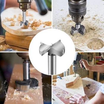 

18 Pcs15-40mm Woodworking Hole Saw, Forstner Bits Set Drilling Tool, Carbide Hole Saw Drill Bit Set for Wood Plastic Plywood