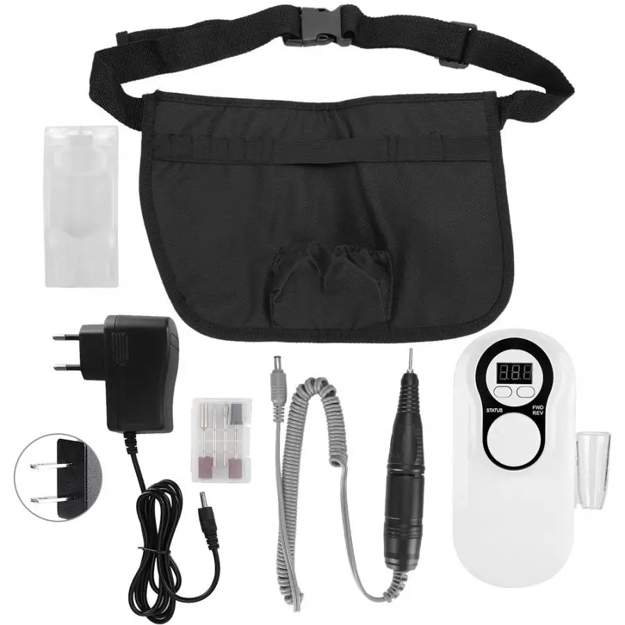 Дрель для ногтей портативная машинка для полировки ногтей 30000 об/мин перезаряжаемая сильная электрическая полировальная машина для маникюра 110-240 В маникюр