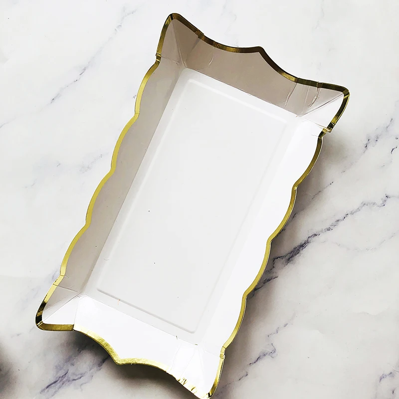 4pcs white plate