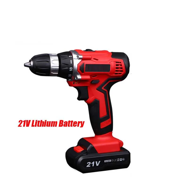 

Беспроводная мини-дрель DS 12,6 в 16,8 в 21 в, двухскоростная электрическая дрель с литиевым аккумулятором, ударная дрель, электроинструмент