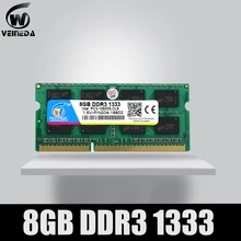 Memória ram veineda, 8gb 4gb ddr3 ddr3 1333 PC3-10600 sodimm ddr 3 para notebook