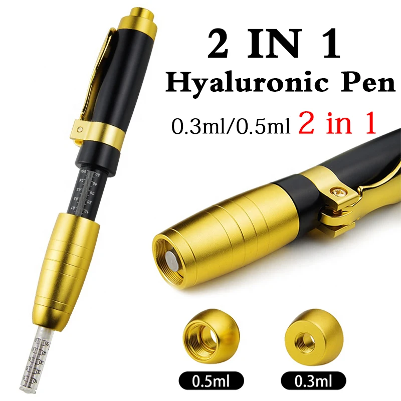 Профессиональная ручка 2 в 1 Hylaron, сыворотка с гиалуроновой кислотой, ручка для наполнения губ, распылитель для инъекций, пистолет для удаления морщин, гиалурон, уход за кожей