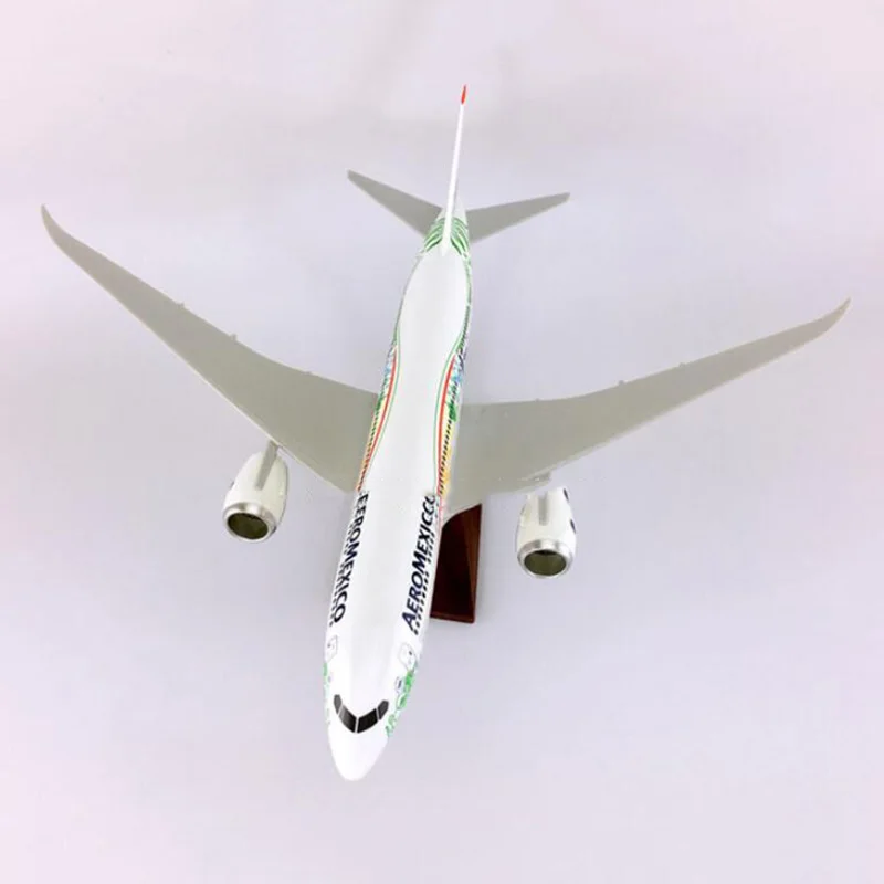 Коллекция дисплеев 1:150 Boeing B787-800 модель aeroexico airbus из металлического сплава 35 см самолет для детей