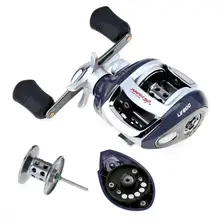 12+ 1BB 6,3: 1 Передаточное отношение нержавеющая сталь Рыболовная катушка baitcasing Максимальное сопротивление 5 кг/11 фунтов с магнитным тормозом Левая Правая рука опционально