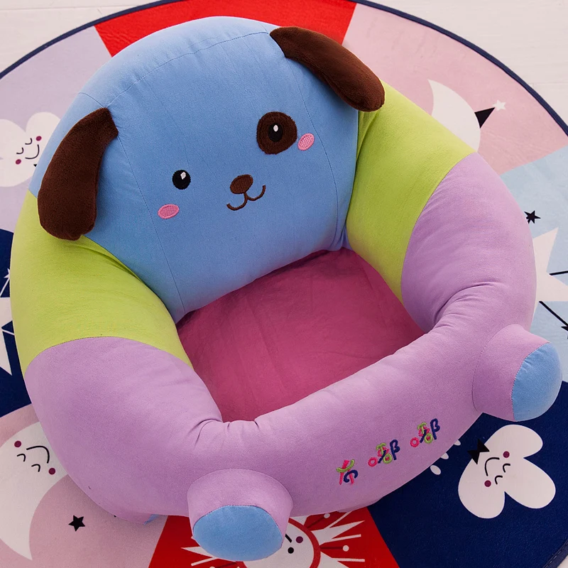 dog-L Моющаяся детская одежда для малышей с рисунком из кожи высокого качества, детское сиденье, только чехол без наполнения, детское кресло, детское кресло, диван - Цвет: dog-L