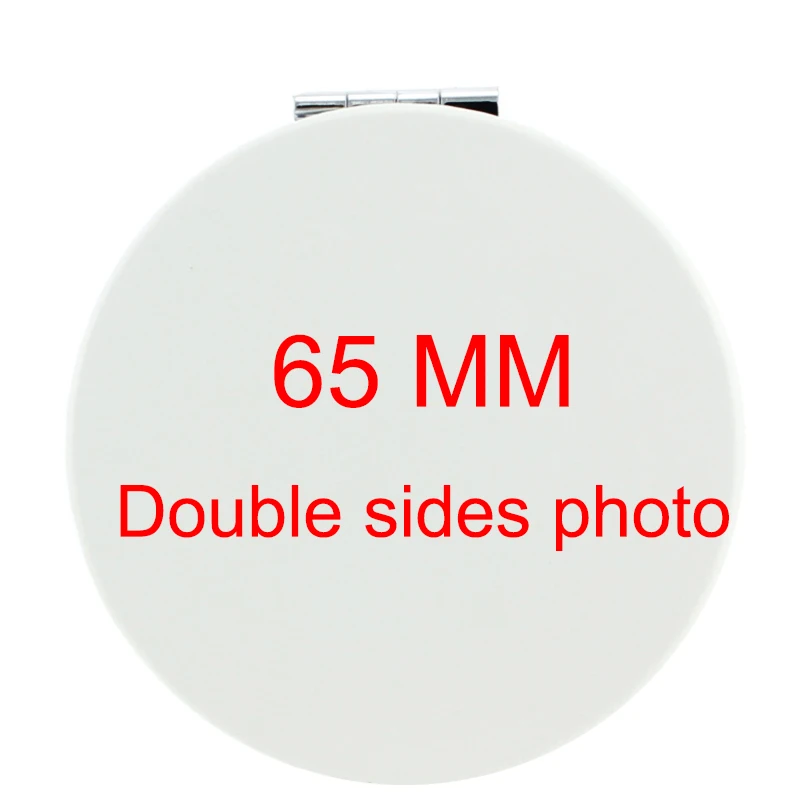 65-Double Side Photo JWEIJIAO индивидуальный макияж компактное карманное зеркало на заказ фото Портативный складной кошелек для мужчин женщин девочек путешествия зеркало NA01 - Цвет: 65-Double Side Photo