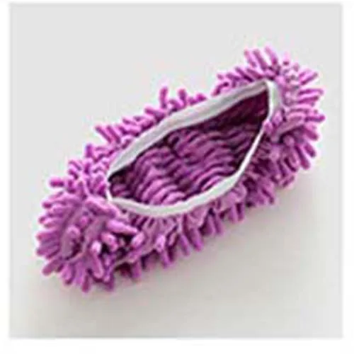 Purple 6 цветов; многофункциональные тапочки для уборки пыли; обувь без застежки; Швабра для окон; тканевые чистящие средства из микрофибры - Цвет: Purple