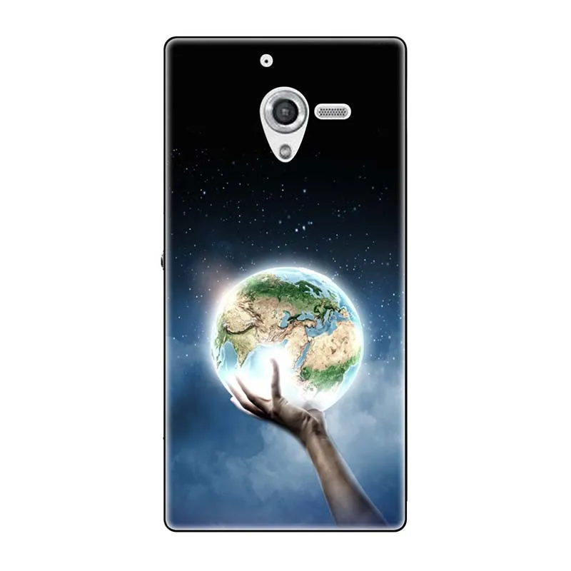 Телефонные чехлы для sony Xperia ZL непосредственный сбыт из L35H C6502 C6503 C6506 5," чехол с принтом(розы); волк милый чехол-крышка с узорами чехол для телефона чехол Fundas Para - Цвет: A199