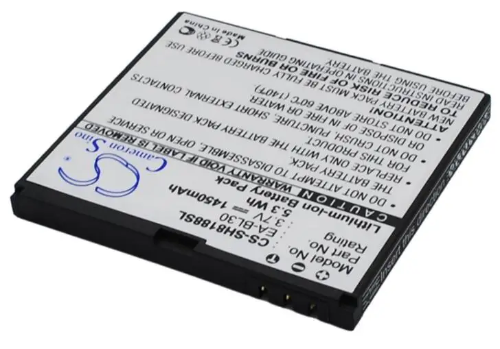 Cameron sino 1450 мАч батарея для SHARP SH8188U EA-BL30 мобильный, Смартфон батарея