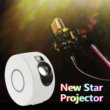 

7 Colors Ocean Waving Lights Starry Sky Projector Star Night Light Projection 360 Degree Rotation Night Lighting Lamp for Kids