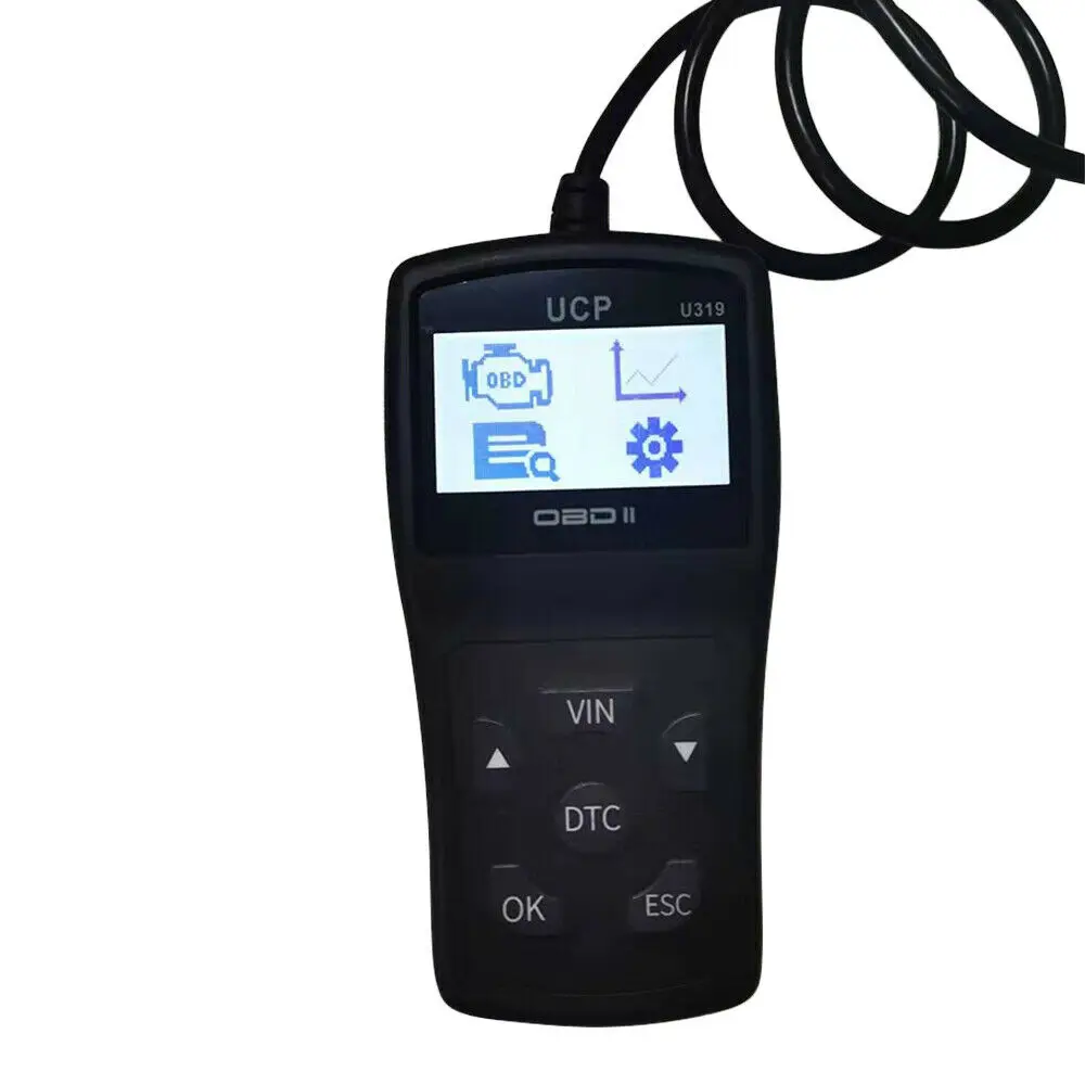 Автомобильные аксессуары 6 языков код ошибки ридер OBD2 OBDII EOBD Автомобильный сканер для диагностики транспорта U319 OBD2 автомобильный диагностический инструмент