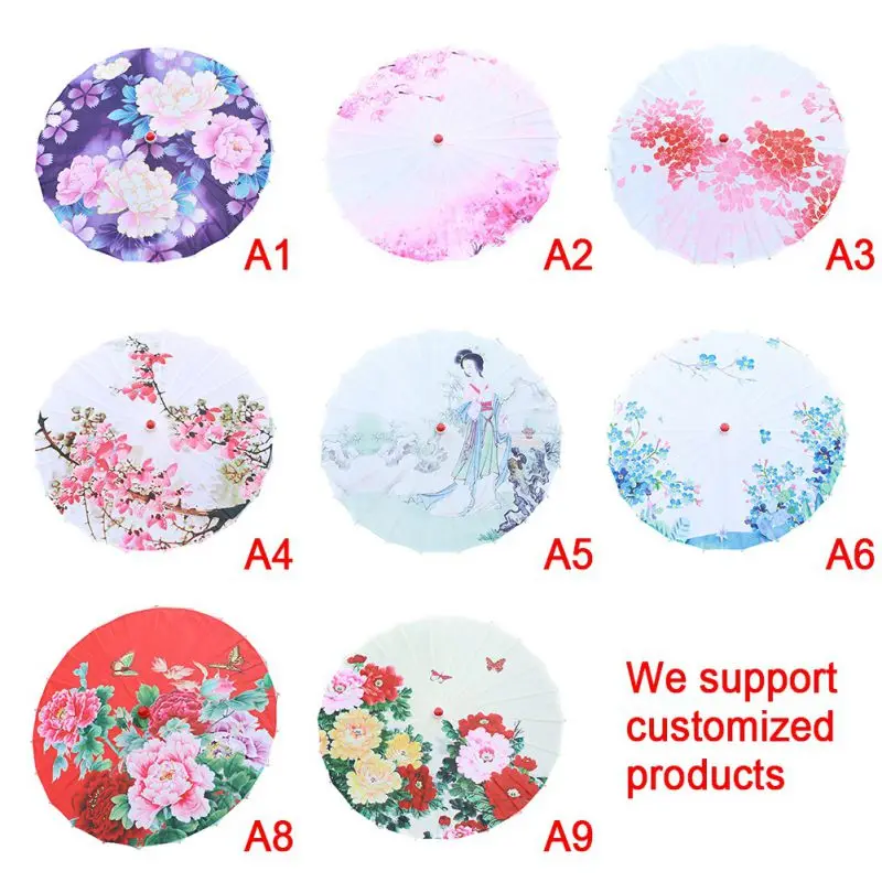 Китайский Шелковый тканевый зонтик классический декоративный зонтик масляная бумага окрашенный зонтик художественный зонтик nm