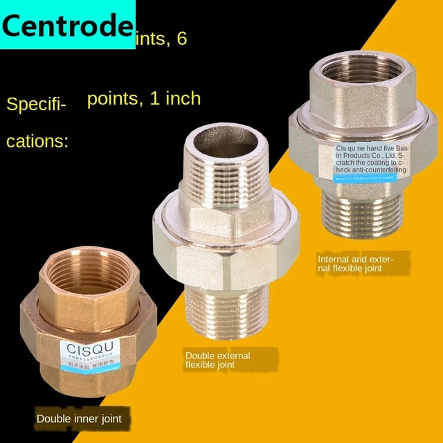 1 inch 6/4 points copper live connection solar water heater heating water  pipe connector copper fittings pipe fittings - AliExpress