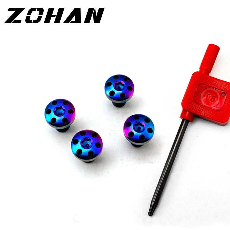 Customize 1911 Grips Screws，T8 Trox Key， 4 Stainless Steel Screws Torx Key |
