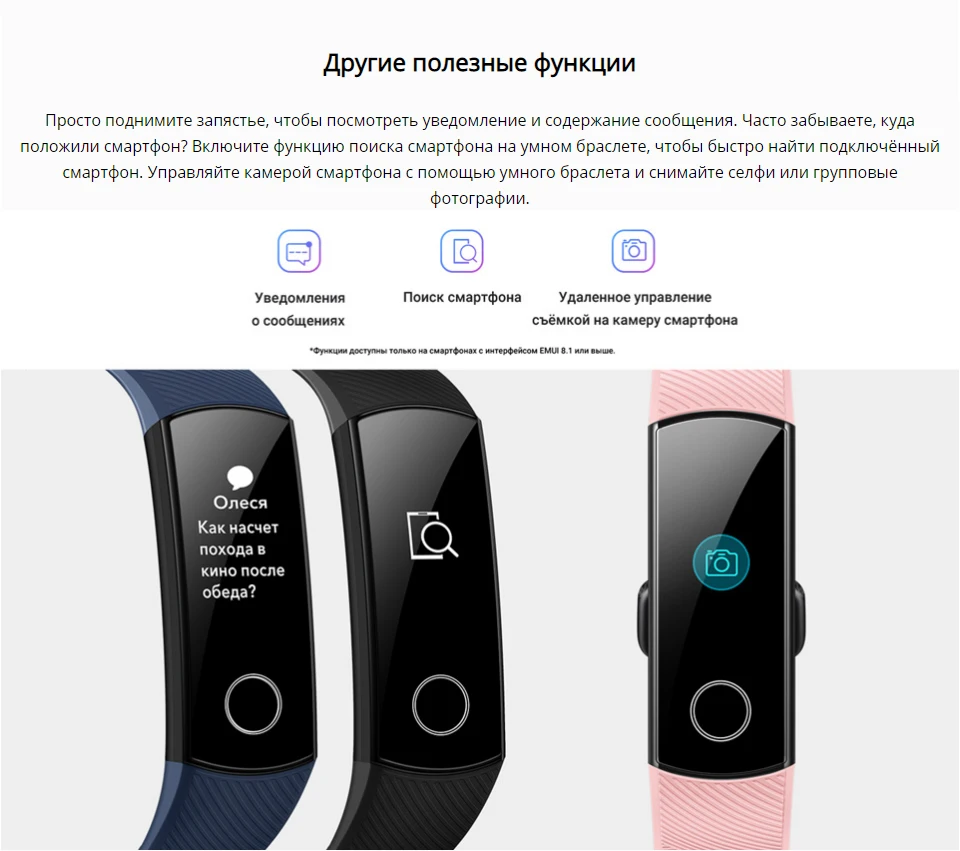 Смарт-браслет Honor Band 5 CRS-B19S фитнес-трекер фитнес-браслет мониторинг сна TruSleep Bluetooth SMS Измерение пульса