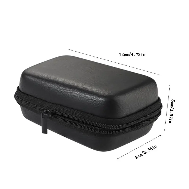 USB Data Cable Organizer Leather Earphone Storage Bag Headphone Case Cover Protector Mini Zipper Hard Pouch Box