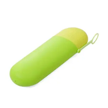 

Candy-colored portable wash toothbrush dental kit travel family storage toothbrush toothpaste storage box bathroom accessories