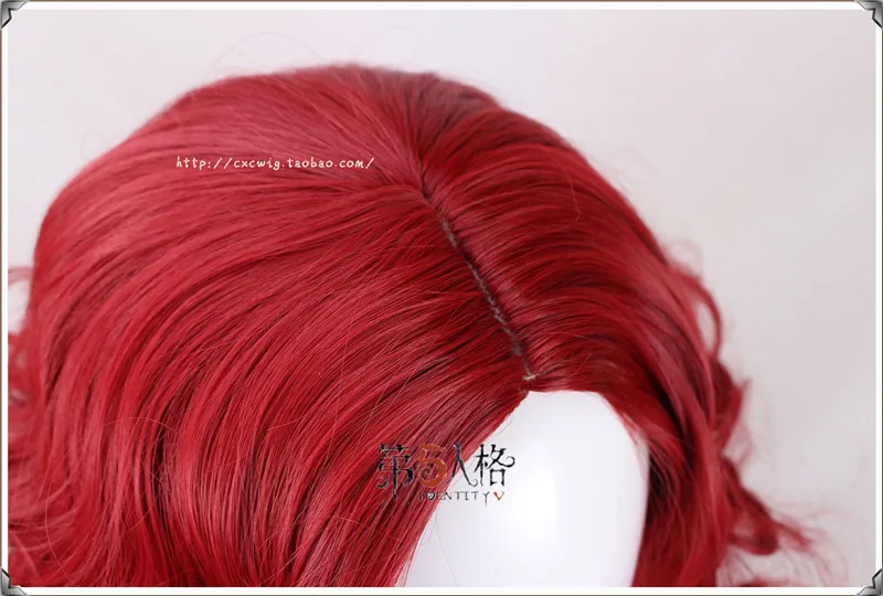 Игра Identity V cosplay Superintendent Joker парики красный кудрявый Пушистый Короткий модный синтетический парик аксессуары