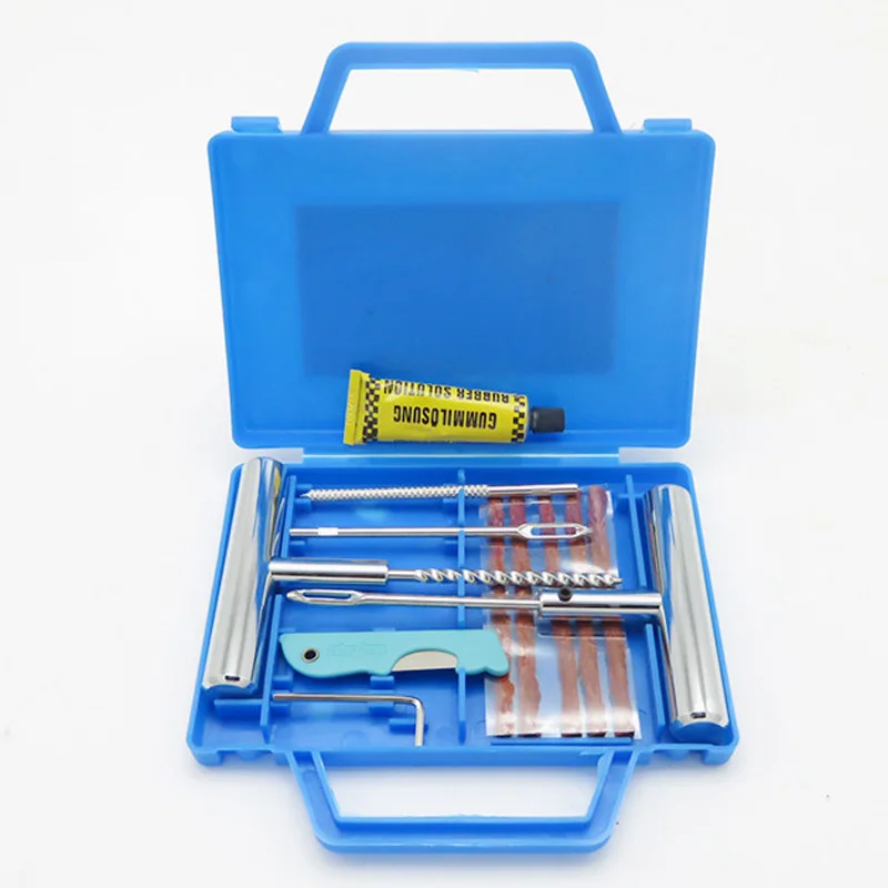 

Car Truck Motorcycle Tubeless Tire Repair Kit Repair Rubber Strip Heavy Duty Puncture Fix Tools Tire Repair Glue Accessories
