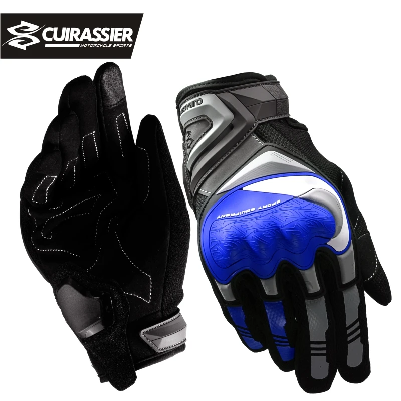 Cuirassier UX100 Touchscreen Motorcycle Full Finger Gloves Protective Gear Racing Biker Riding Motorbike Moto Motocross 2021 New |
