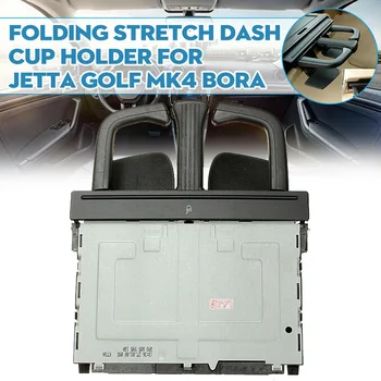 

Black Cup holder Folding Dash Sliding Drink For Golf Bora MK4 MKVA3 S3 A4 A6 Q5