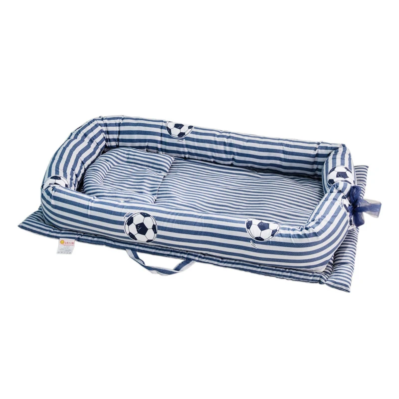 Детская кроватка из хлопка Bionic для новорожденных складная кровать сна дорожная с