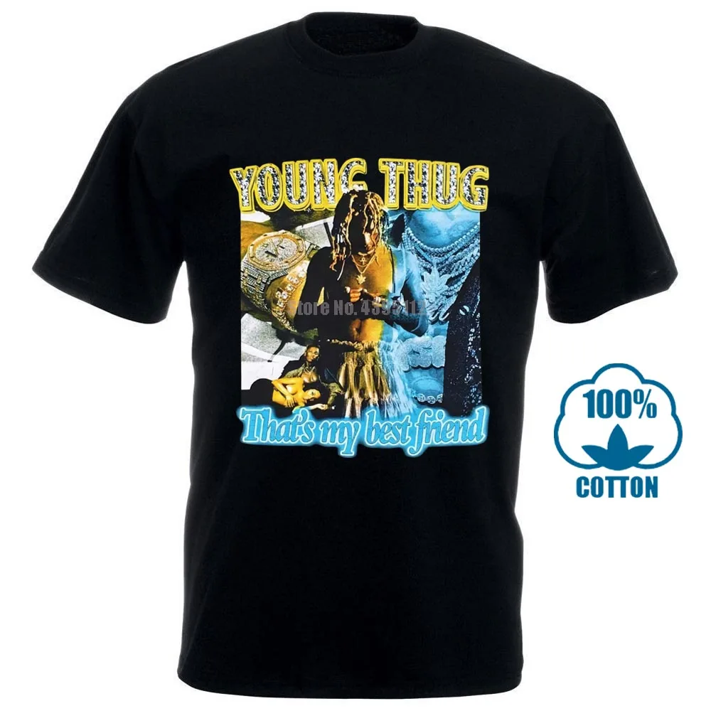 Мужская модная специальная редкая Марино Morwood Young Thug Футболка размер S 2Xl|Футболки|