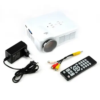 

Mini LED Projector with Multimedia for Entertainment with Remote Control