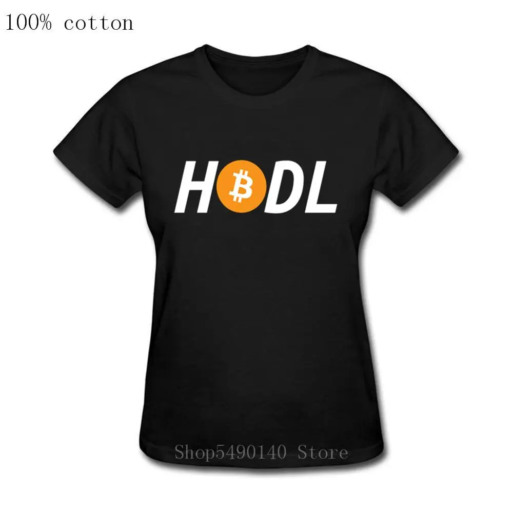 Creative Design Blockchain Ethereum Bitcoin Litecoin Hodl Popular Tagless T-Shirt Tshirt ETH Logo Urban Cotton Tee Shirt | Женская