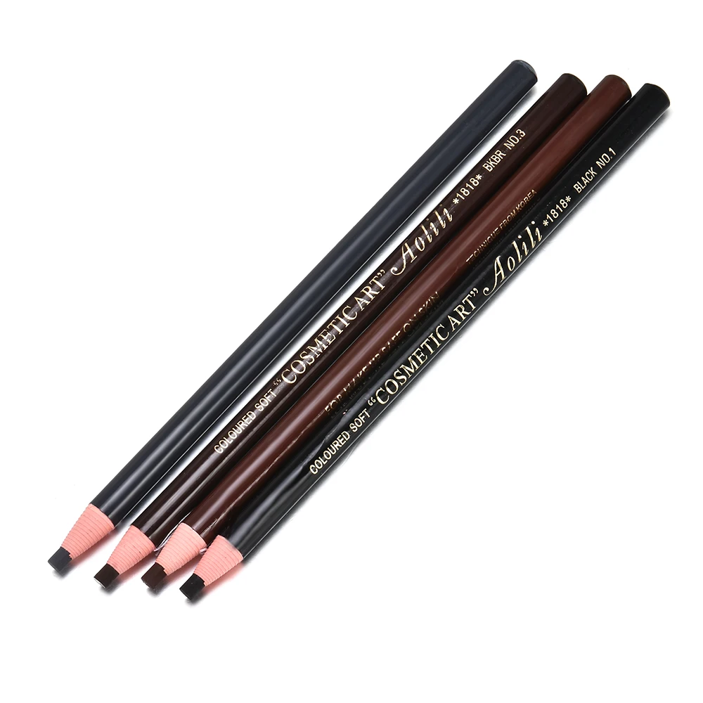 4 Colors/Sets Eyebrow Pencil Waterproof Pen Long-lasting Eyebrow Enhancer Easy Wear Eyebrow Tint dye Makeup Tools Cosmetics 4 Colors/Sets Eyebrow Pencil Waterproof Pen Long-lasting Eyebrow Enhancer Easy Wear Eyebrow Tint dye Makeup Tools Cosmetics