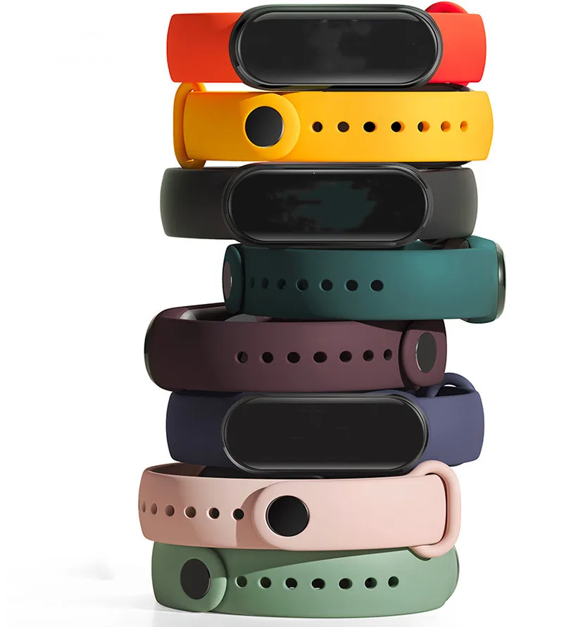  10 Pack Compatible with Mi Band 7/ Amazfit Band 5/ Mi Band 5/  Mi Band 6 Replacement Band, Silicone Flexible Printed Pattern Strap Band  for Mi Band 7/ Amazfit Band 5/