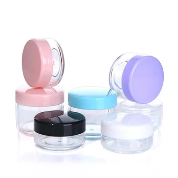 

10/15/20g Empty Jar Pot Makeup Face Cream Container Refillable Bottles Travel Eyeshadow Cosmetic Bottle Skin Care Makeup Tools
