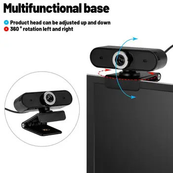 

HD Webcam Web Cam Video Chat Recording Camera with Microphone For Computer